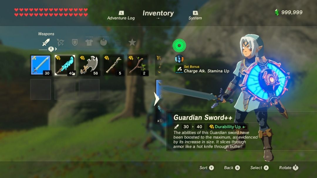 NSW The Legend of Zelda: Breath of the Wild Save File Modding