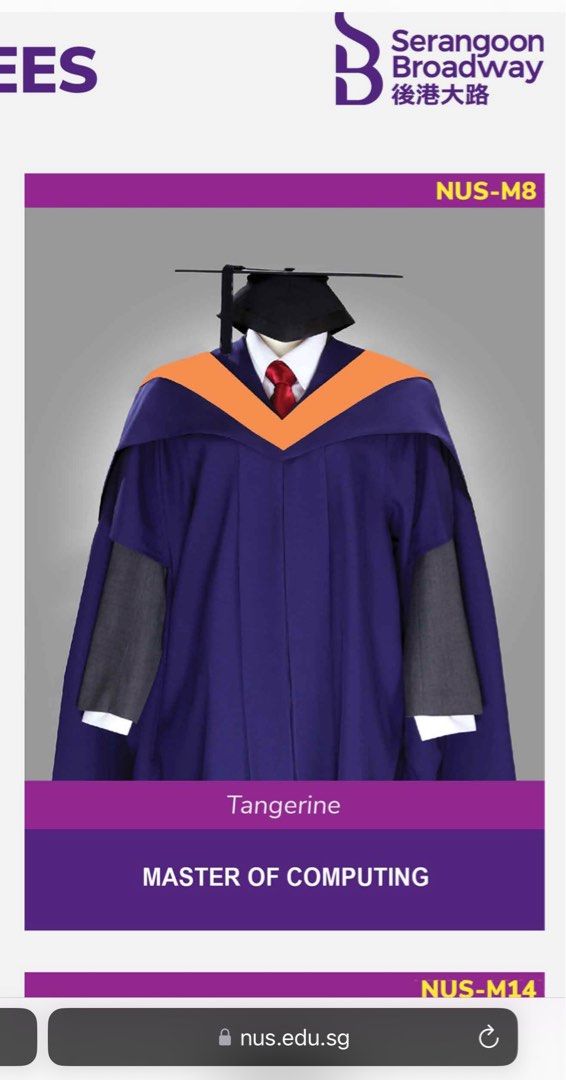 Nus 2025 convocation gown