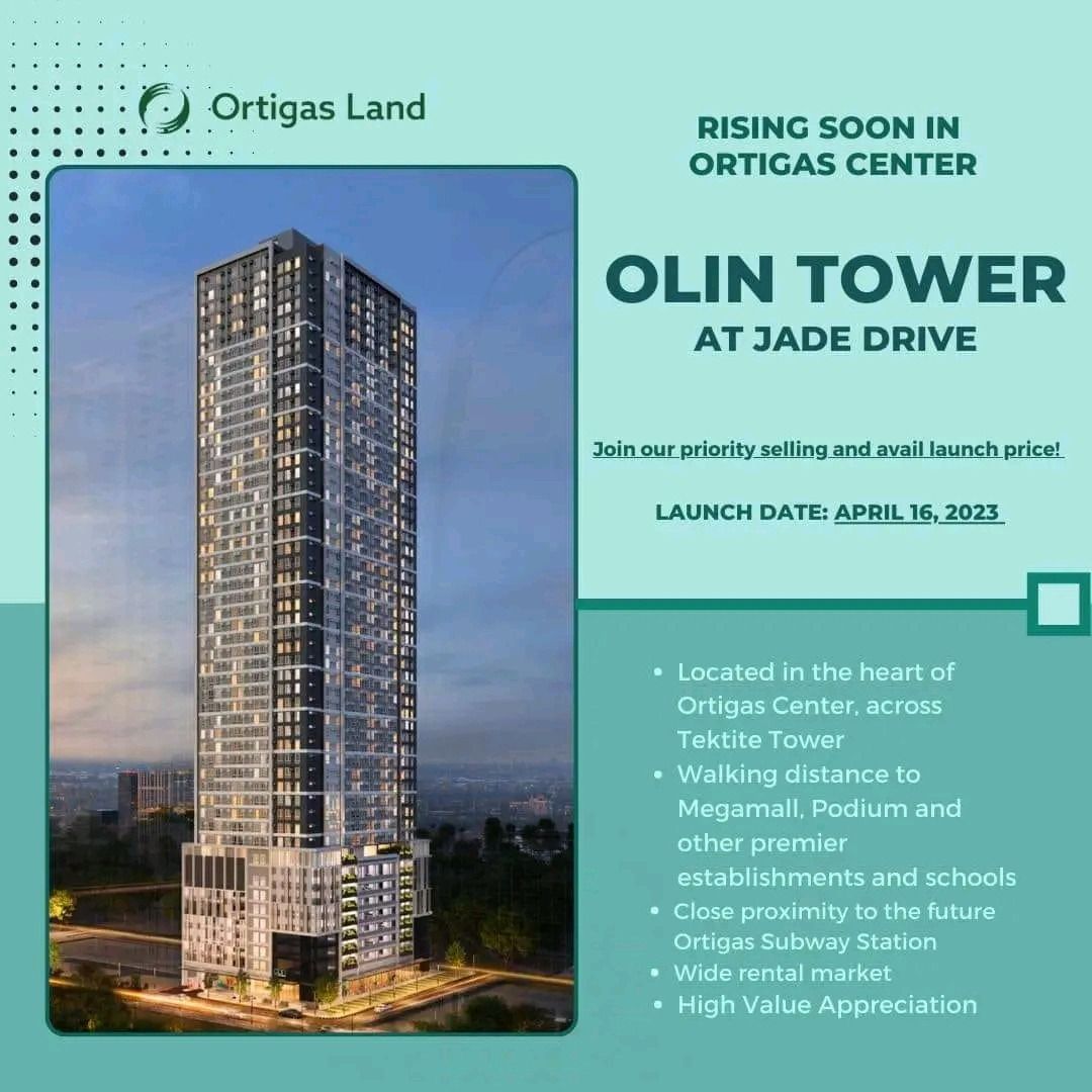 OLIN AT JADE DRIVE ORTIGAS, Property, For Sale, Apartments & Condos on