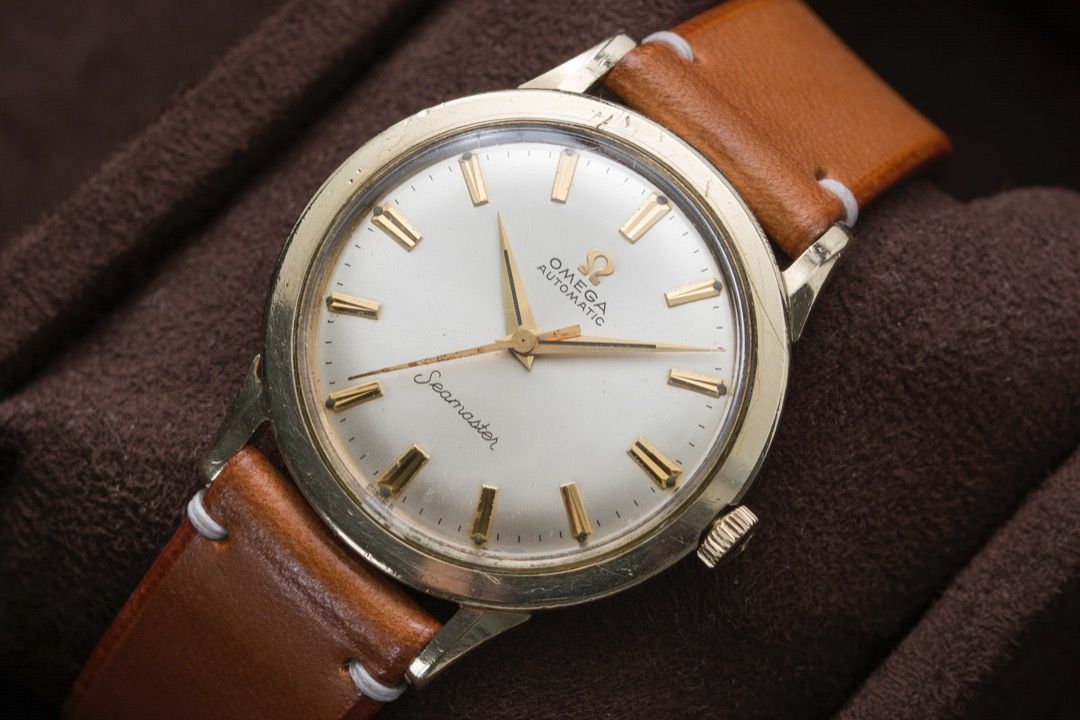 Omega seamaster 14k gold hot sale filled