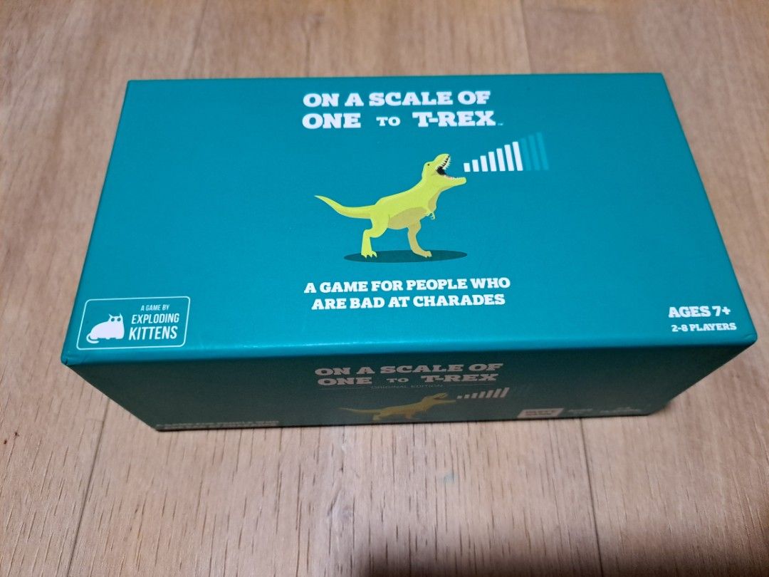 On a Scale of ONE to T-REX, Hobbies & Toys, Toys & Games on Carousell