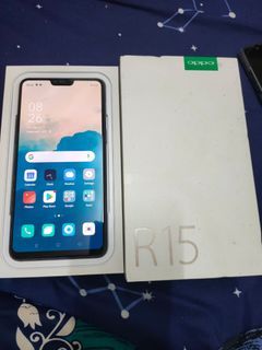 OPPO  R  15   dual   6/ 128 gb  full set  like new with box @ 179$