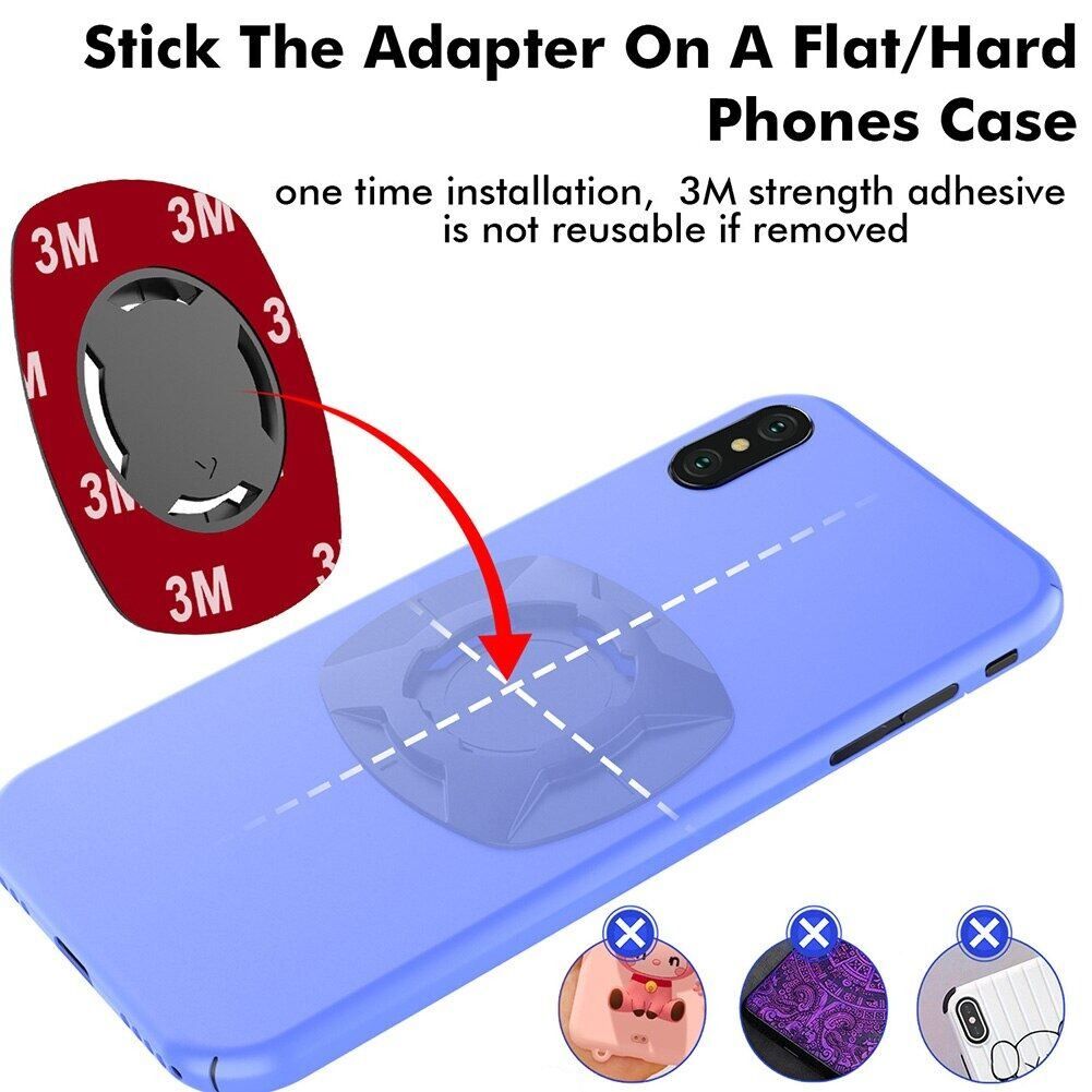 Original Motorcycle Bicycle Handlebar cell phone mount Universal Screw fix Lock 3M sticker mount