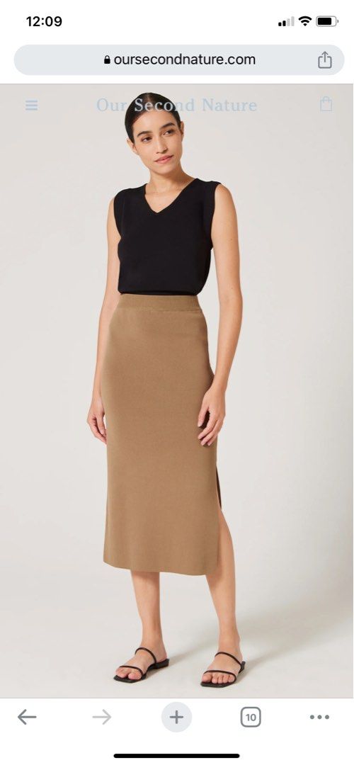 Knit skirt petite clearance