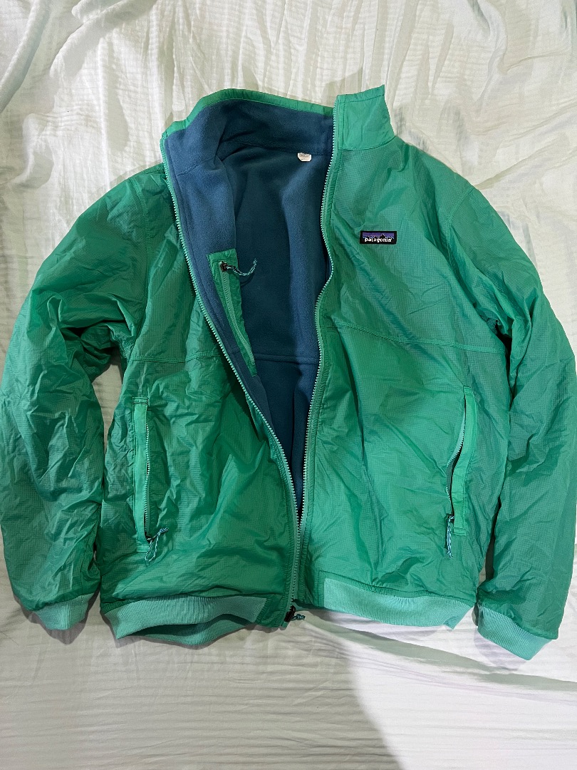 Patagonia Men s Reversible Shelled Microdini Jacket Fresh Teal L
