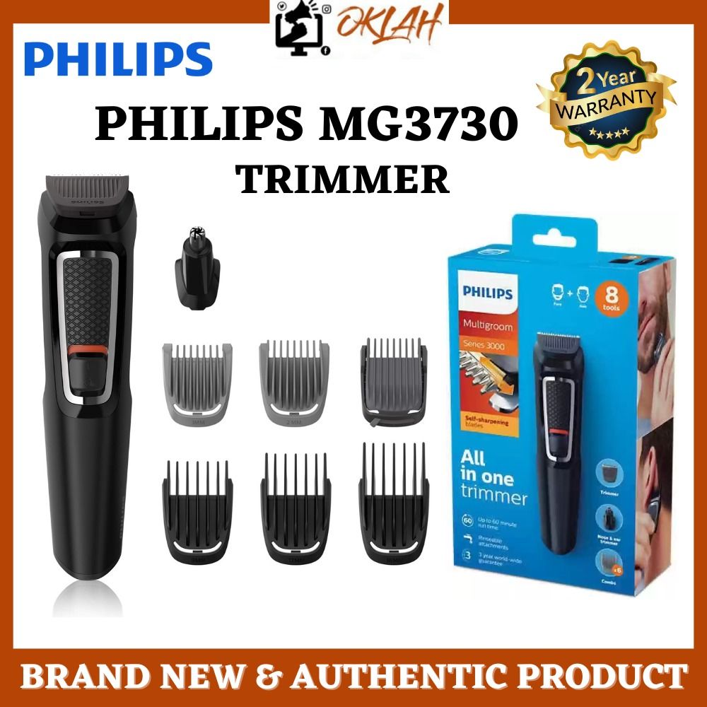 Philips MG3730 Multigroom Series 3000 Shaver Black