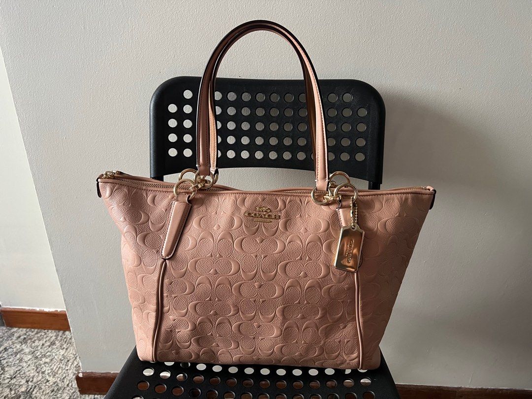 Coach ava tote rose gold sales