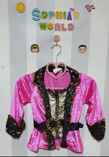 Pink pirate top costume
