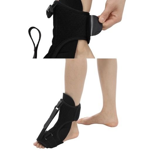 Plantar Fasciitis Night Splint Diggtek Foot Drop Orthotic Brace Health Nutrition Braces Support Protection on Carousell
