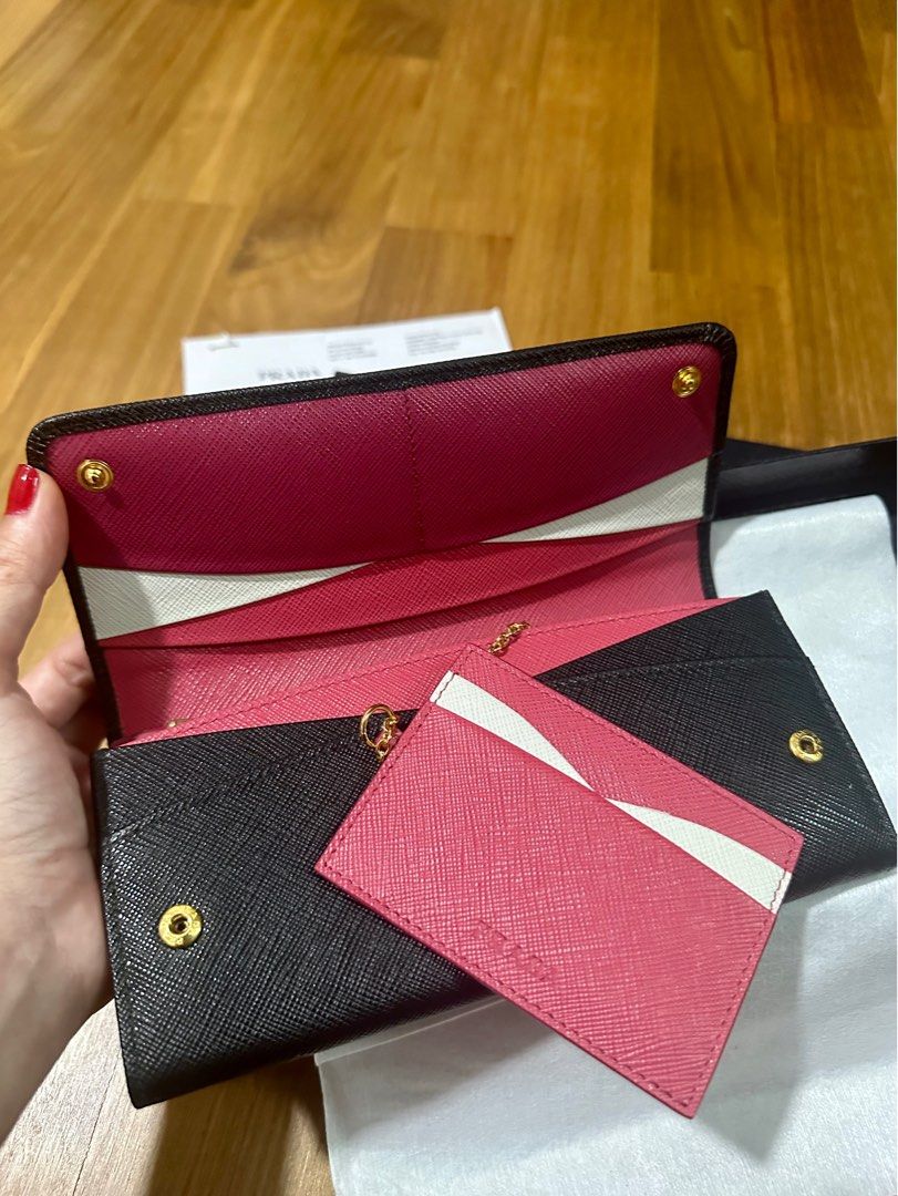Prada wallet on sale inside