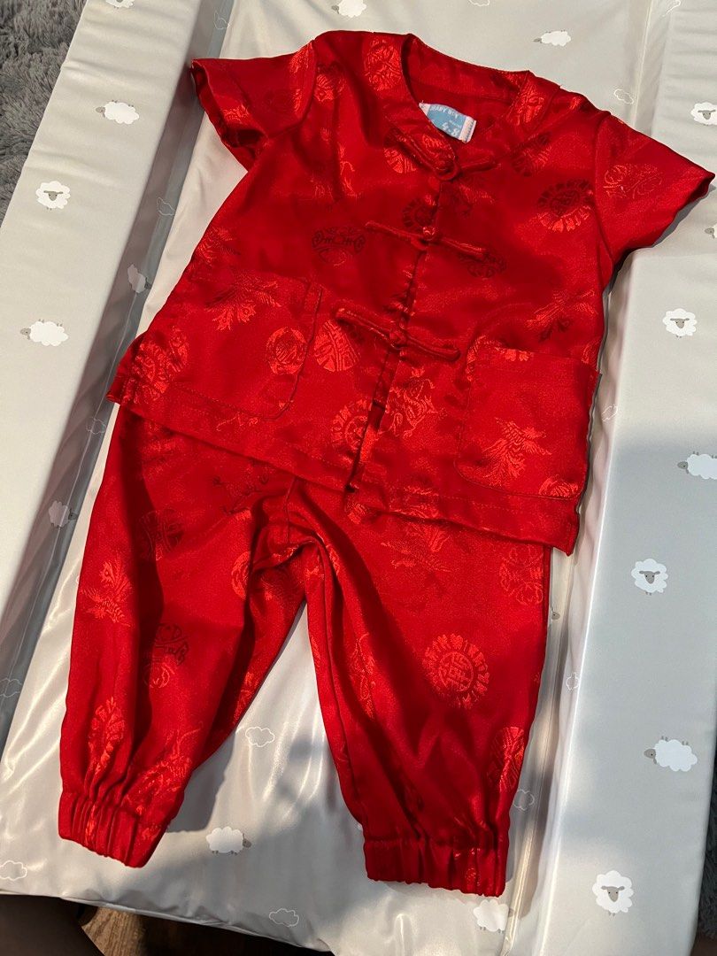 Preloved Baby Boy Chinese Traditional Clothing (Any 5 For RM20), Babies