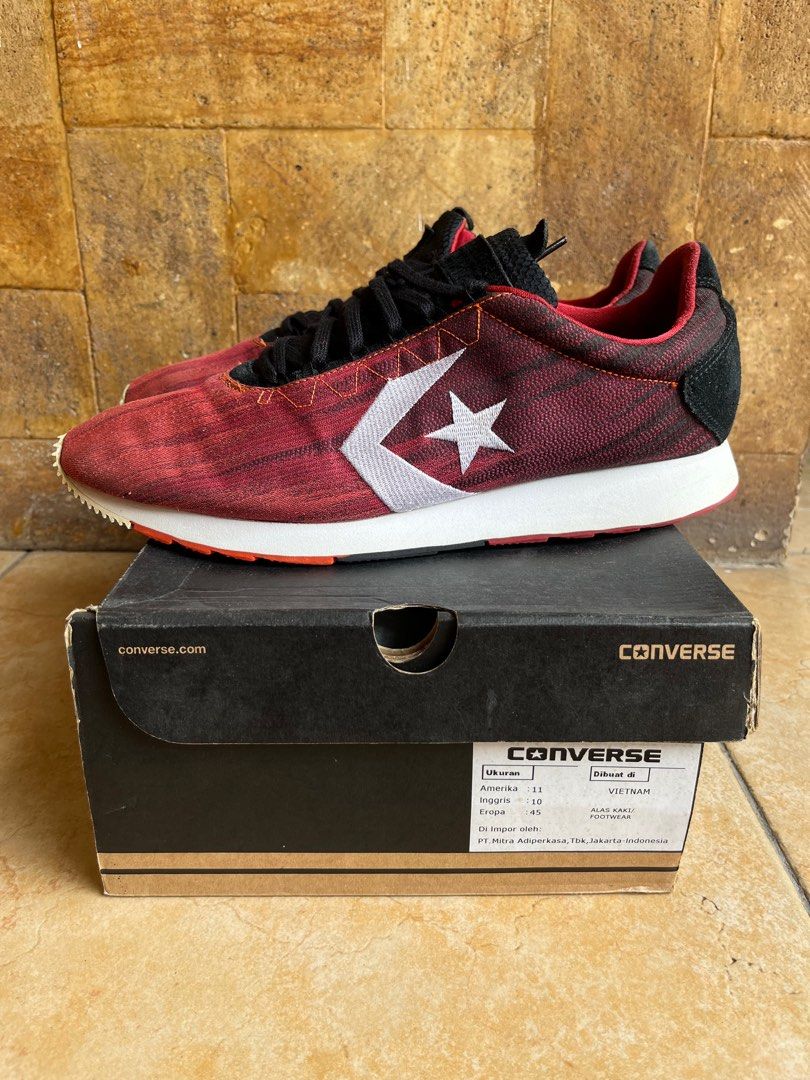 PRELOVED CONVERSE NOVO RACER OX RED ORIGINAL Fesyen Pria Sepatu