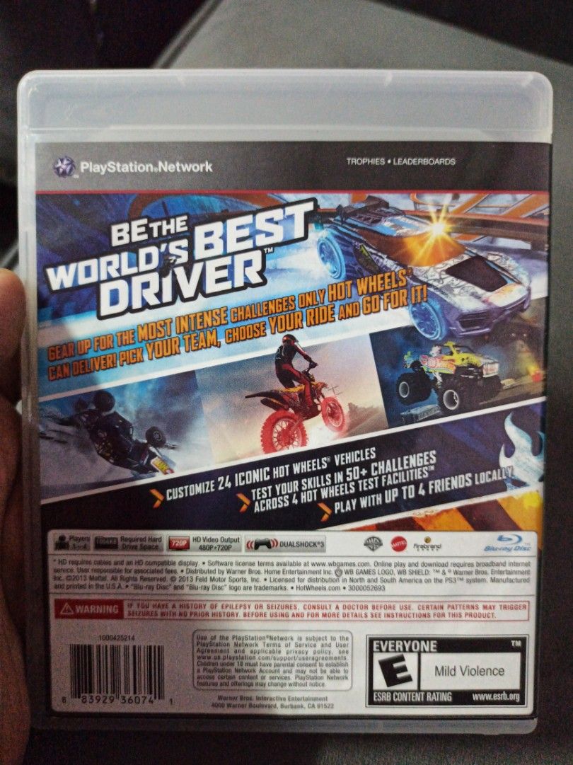 Hot Wheels World's Best Driver Jogos Ps3 PSN Digital Playstation 3