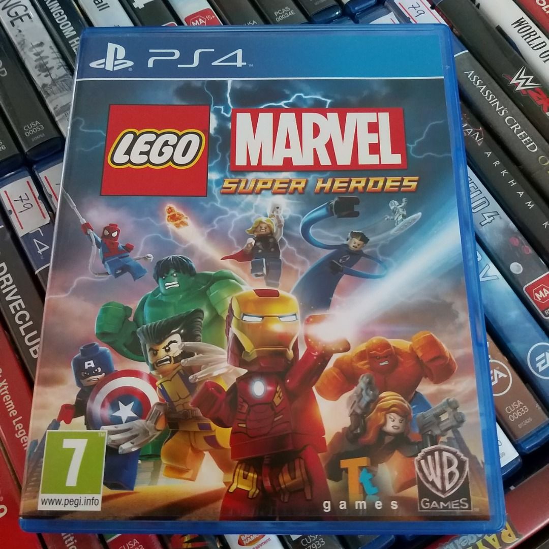 PS4 GAME LEGO MARVEL SUPERHEROES USED Video Gaming Video Games