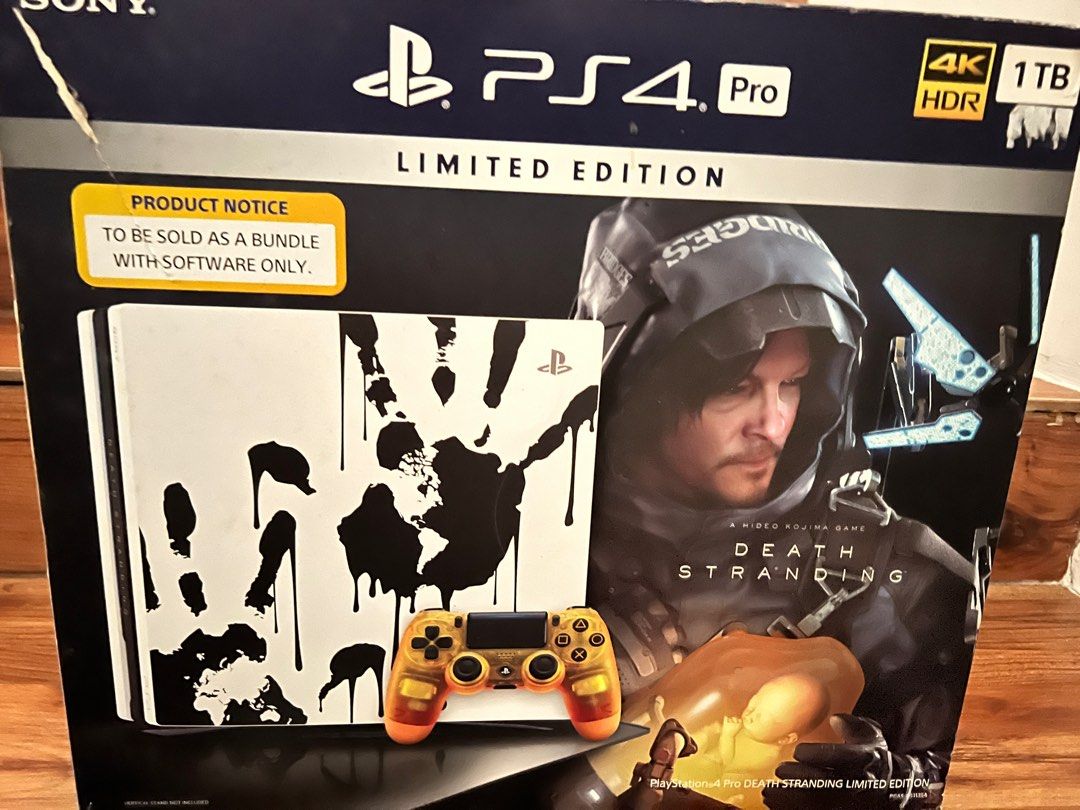 Sony PlayStation 4 PS4 Pro Death Stranding Limited Edition Console USED