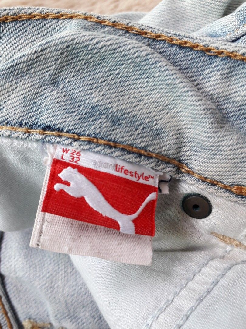 Puma Light washed Ripped Jeggings
