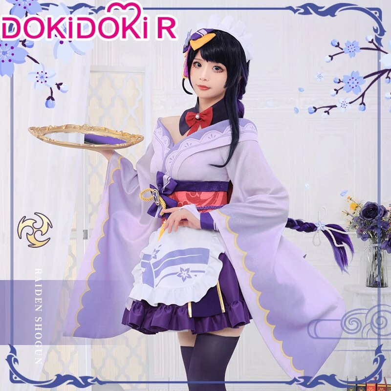 Dokidoki-r Anime Cosplay Costume Men Maid Uniform Men Gojo Satoru