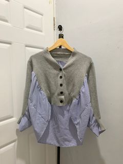 Rajut cardigan mix katun