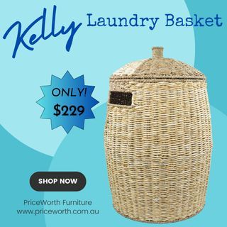 RATTAN LAUNDRY BASKET - FOR SALE!! BUY NOW!!!