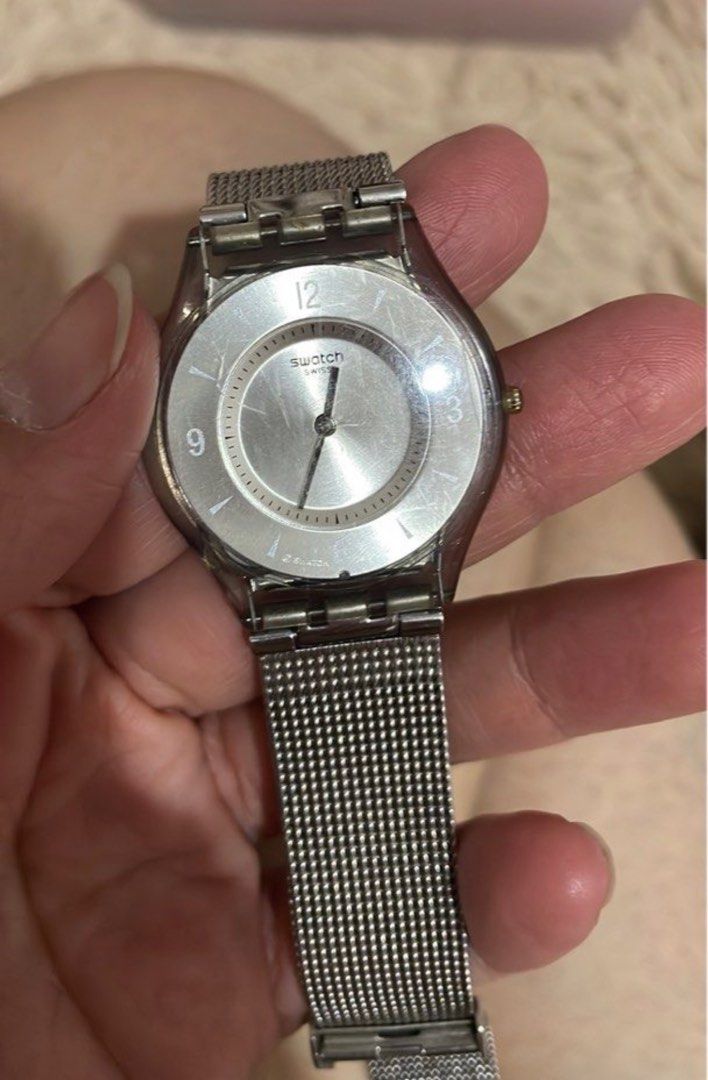 Swatch skin metal knit best sale