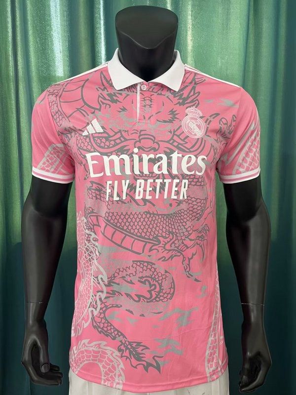 Real Madrid Pink Dragon Special Jersey, Sports Equipment, Sports & Games, Racket & Ball Sports