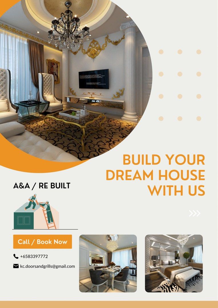 Full home renovation /Renovation/HDB renovation/ (Category: Landed Housing Renovation) located in Singapore. Submitted by Kc.DoorsandGrills (Listing ID 1234989558, Image 1). Description: KC Door and Grills, we are doors and windows grills expert !! 💯 Supply and install : ✅Windows & Grills ✅Wooden Bifold / Swing Doors ✅Aluminum Bifold / Swing / Sliding / Folding / Sliding & Swing Doors ✅Frameless Tempered Glass Doors ✅Solity Smart Locks (Authoriz
