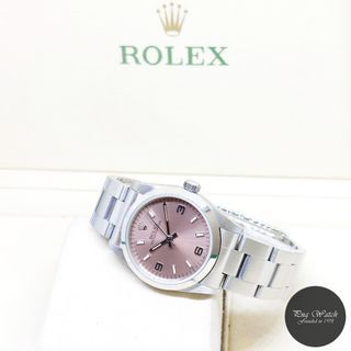 Rolex 31mm Oyster Perpetual Salmon Pink Dial Oyster Perpetual REF: 67480 (U Series)