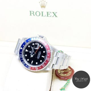 Rolex 40mm Oyster Perpetual Black Dial "PEPSI" GMT Master 2 REF: 16710 (A Series)