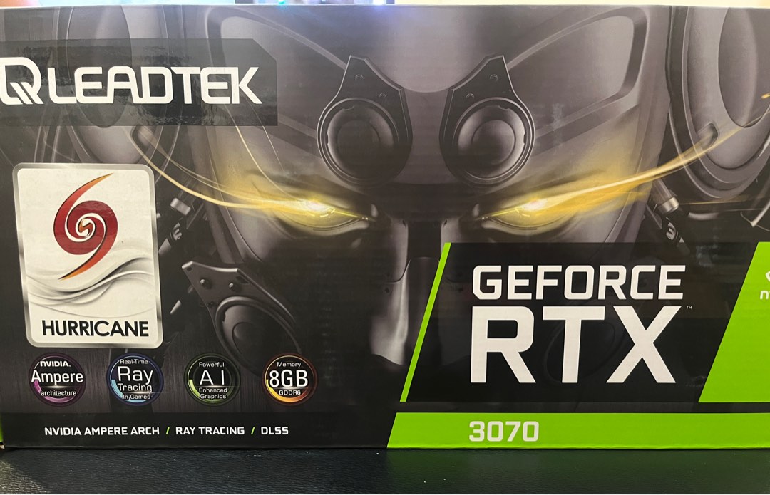 RTX3070 Leadtek Hurricane w box, Computers & Tech, Parts & Accessories ...
