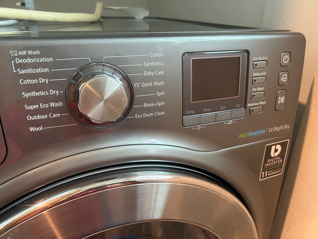 Samsung 2in1 WasherDryer 12kg/8kg (Free delivery!), TV & Home