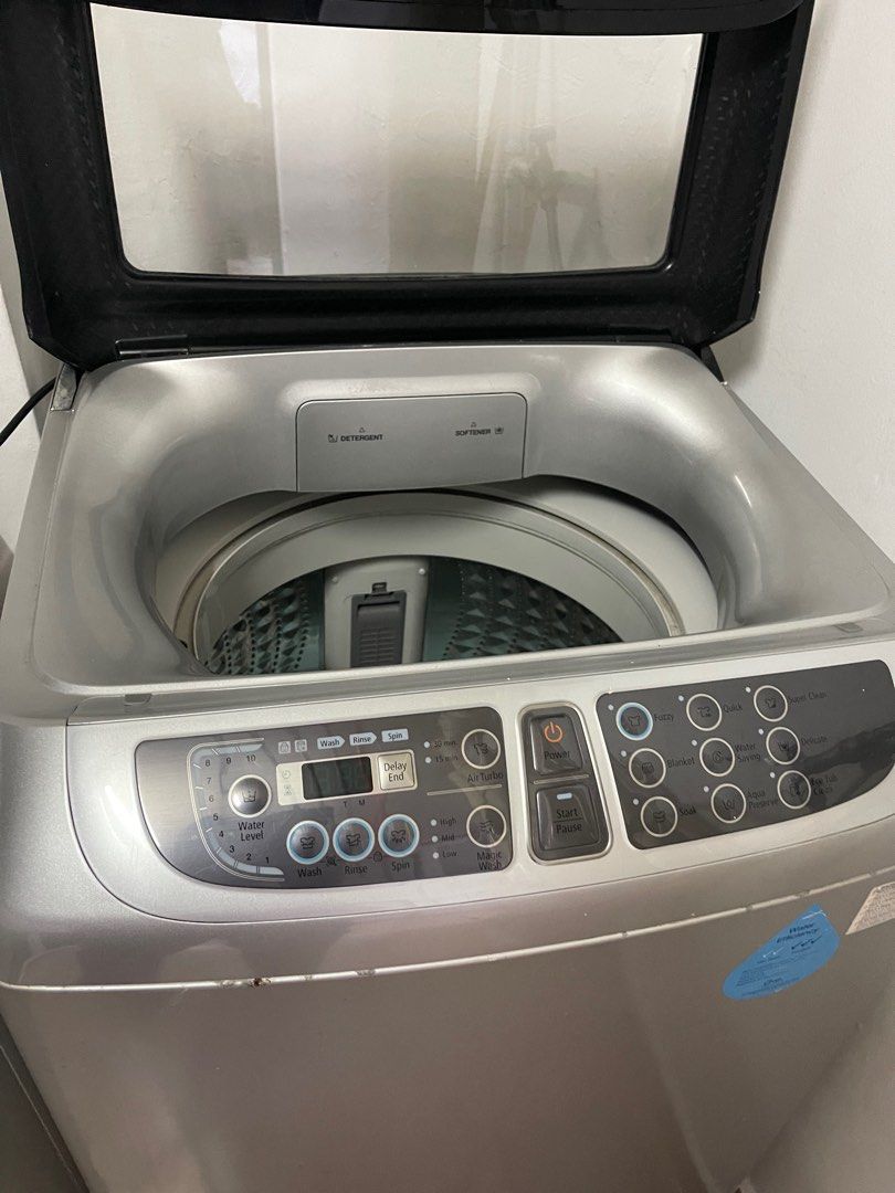 Samsung Washing top load Machine 9.0kg, TV & Home Appliances, Washing