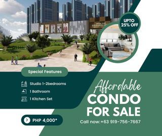 SAVE600K PASIG RENT TO OWN CONDO CAINTA MARIKINA ANTIPOLO TAYTAY ORTIGAS KATIPUNAN CUBAO QC EASTWOOD MANILA SANTA MESA BGC SANTOLAN