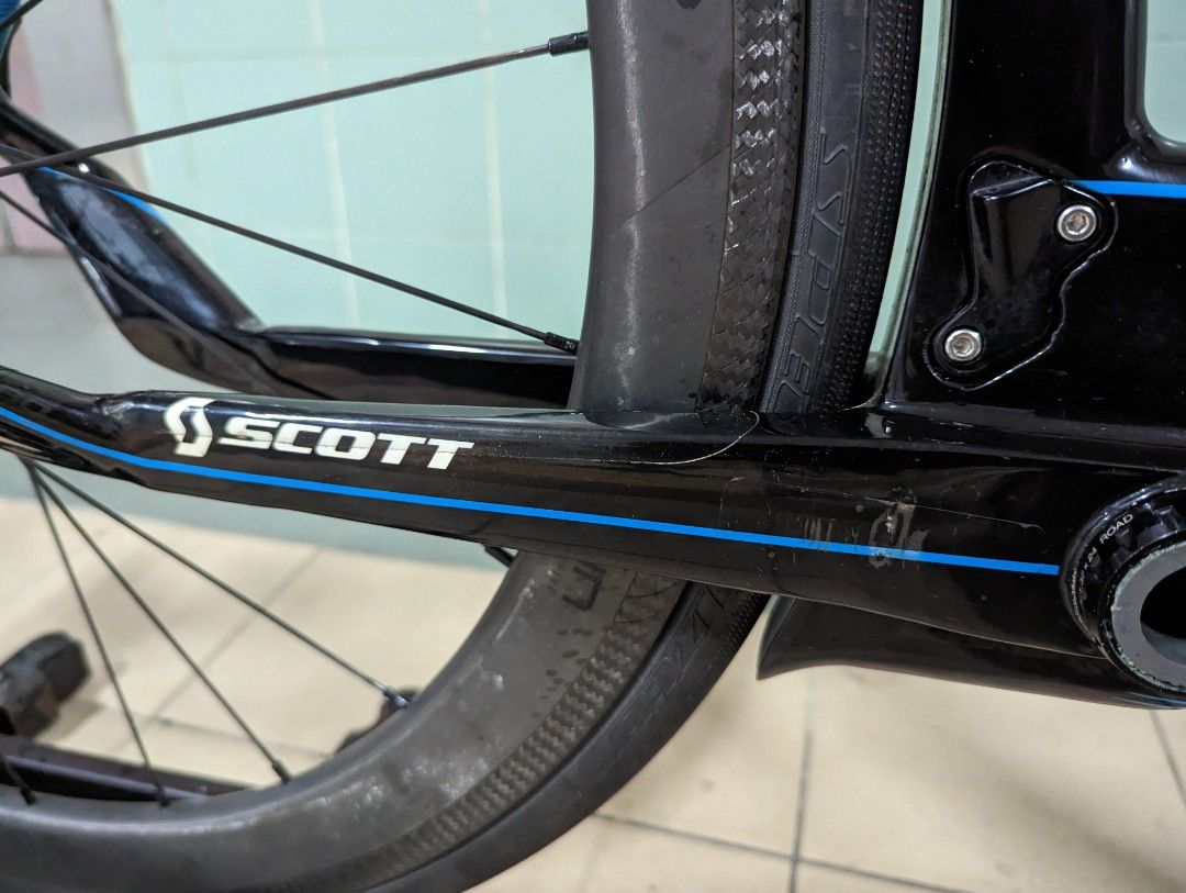 Scott Plasma TT FRAME SET M avec guidon manivelle carbone Ultegra Di2