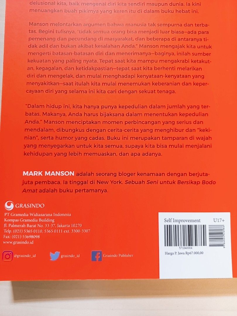 SEBUAH SENI UNTUK BERSIKAP BODO AMAT on Carousell