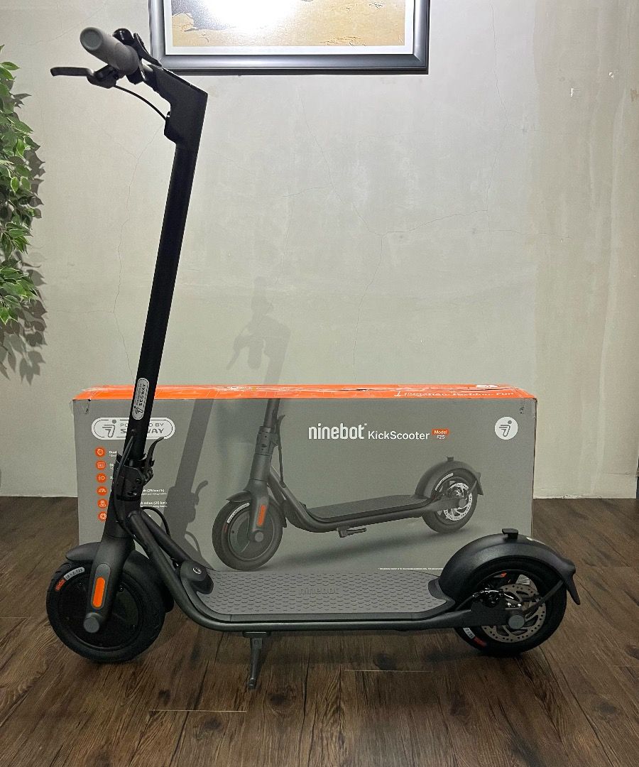 Segway Ninebot Kickscooter F25 Electric Scooter, Sports Equipment, Sports &  Games, Skates, Rollerblades & Scooters On Carousell