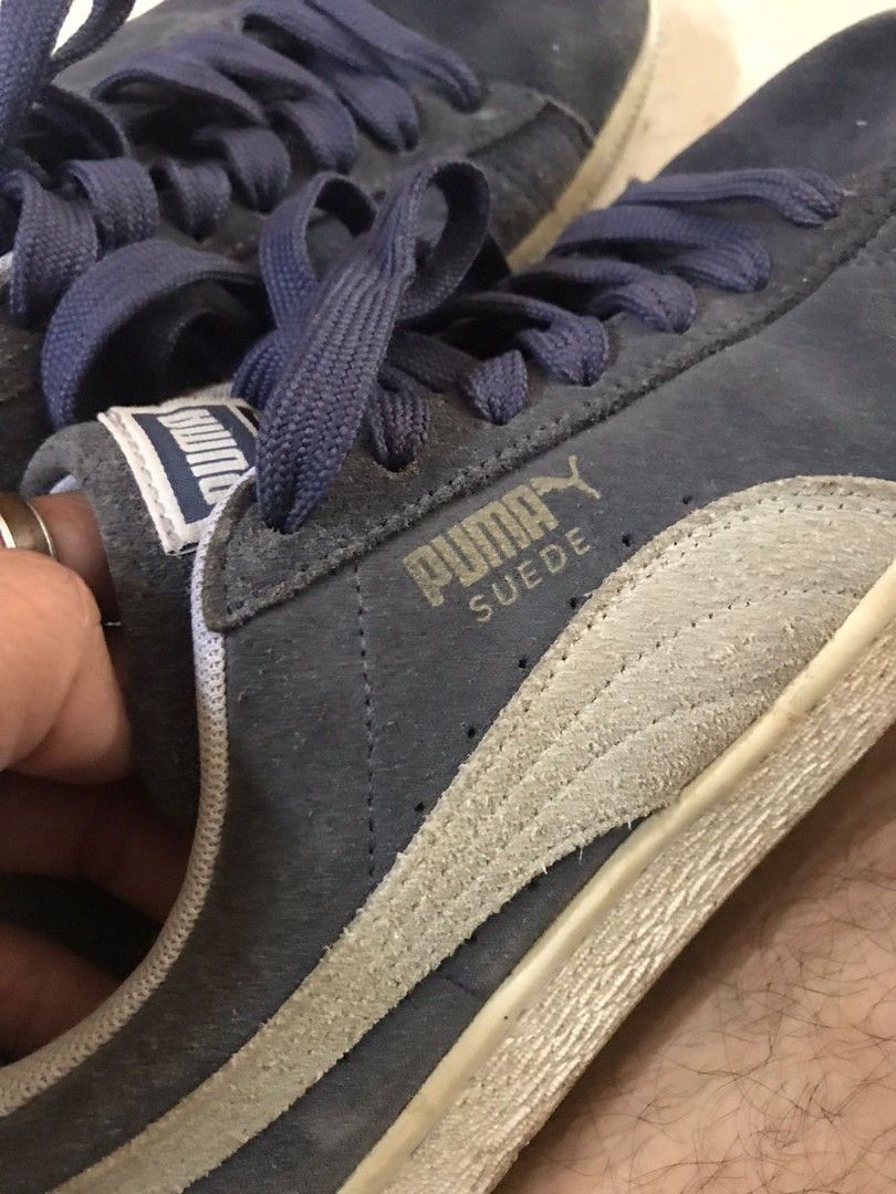 Sepatu Puma Suede navy original Fesyen Pria Sepatu Sneakers di