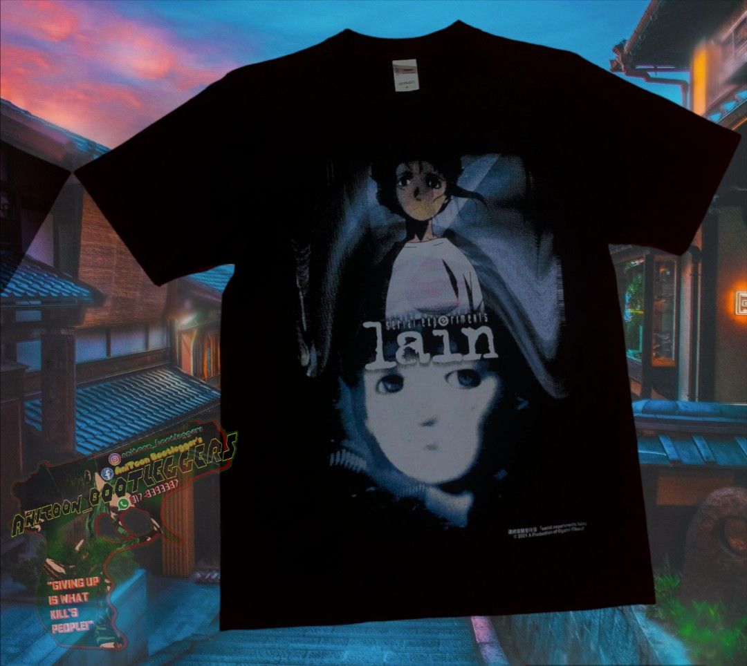 SERIAL EXPERIMENT LAIN Bootleg Big Print 90s Anime Front