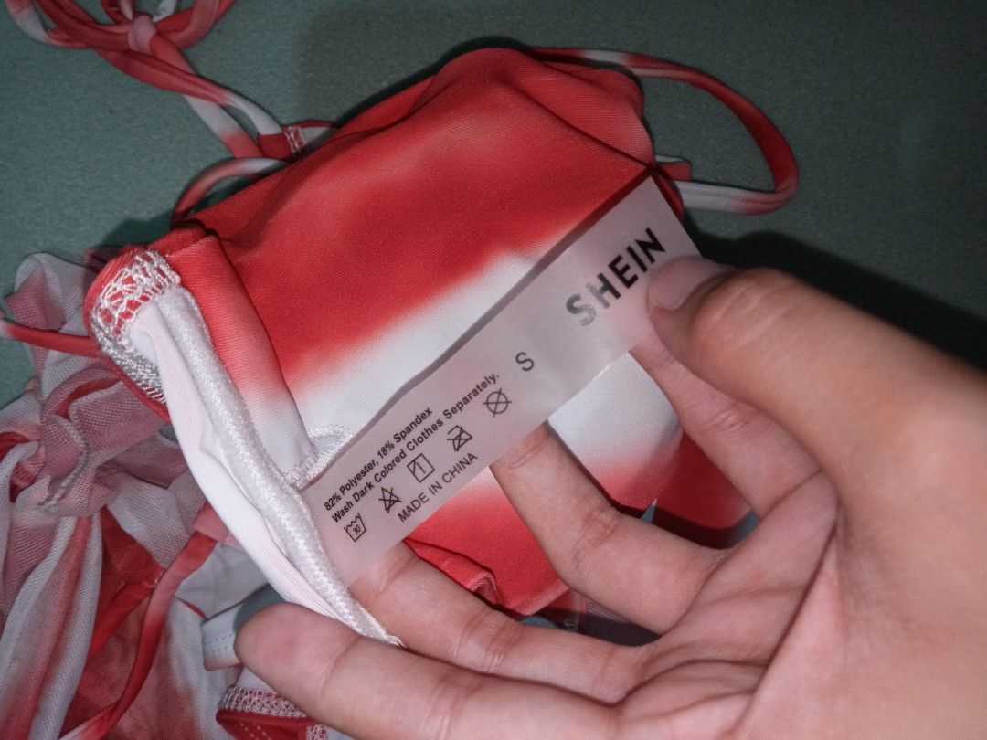 Shein 3 piece Bikini Set Twoway Bikini Top and Bottom with cover, S Semi Medium on Carousell