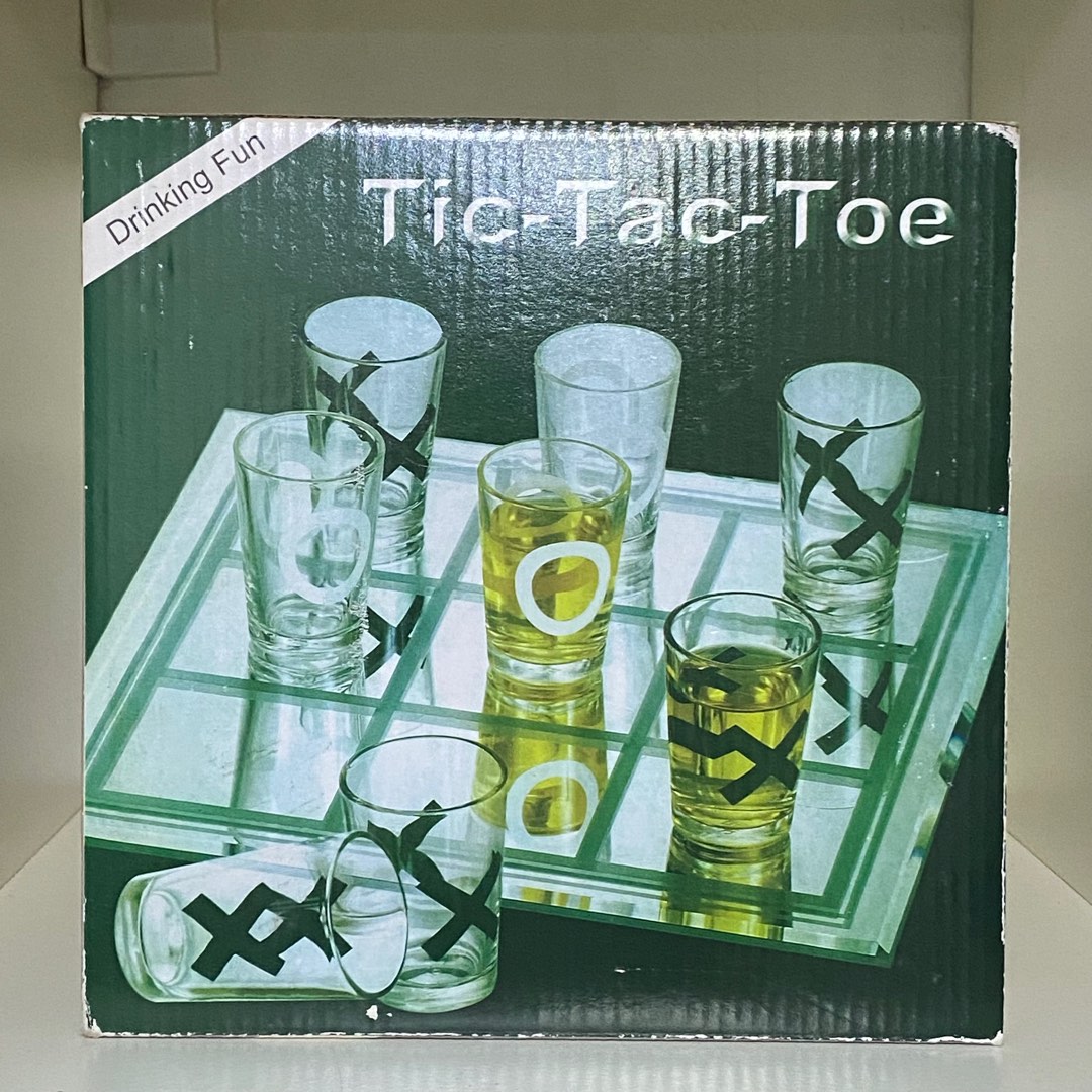 SHOT GLASS TIC TAC TOE, Hobbies & Toys, Toys & Games on Carousell
