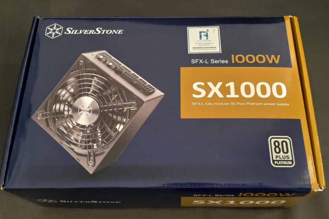 SilverStone SX1000 Platinum (SST-SX1000-LPT), 電腦＆科技, 電腦周邊