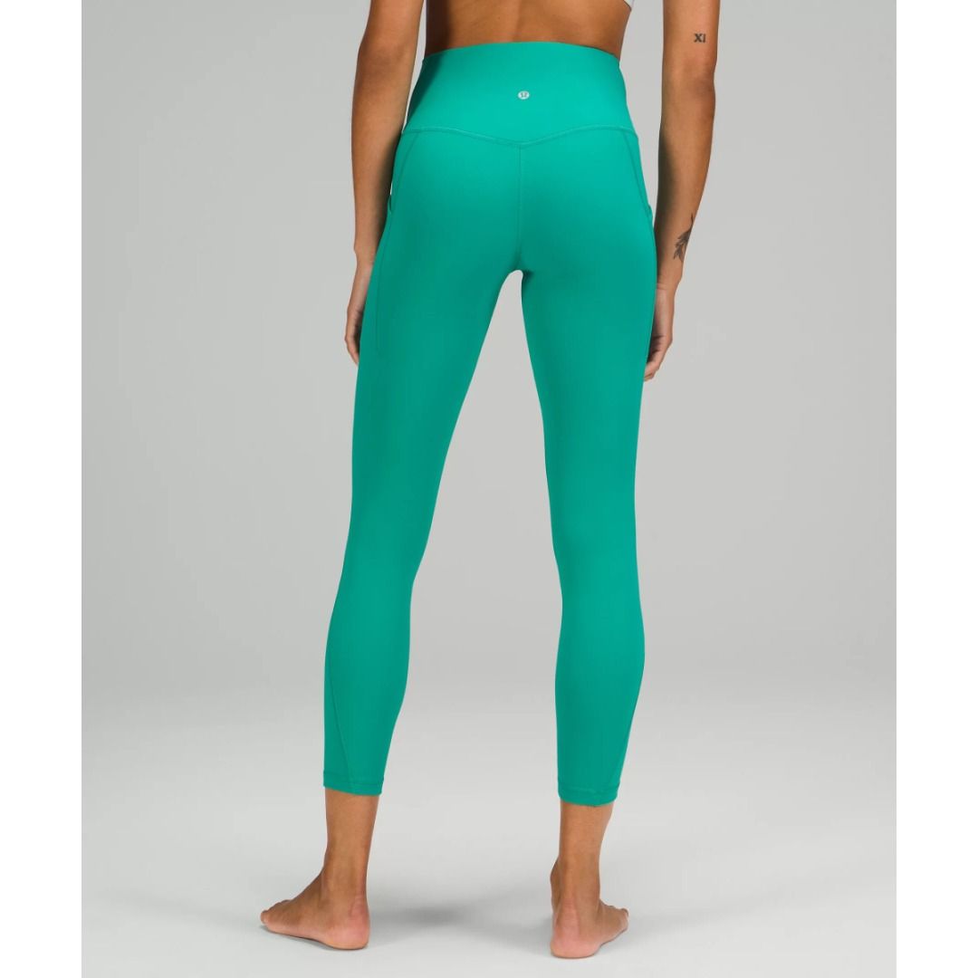 Size 4 BNWT Lululemon Align Pants with Pockets in Maldives Green