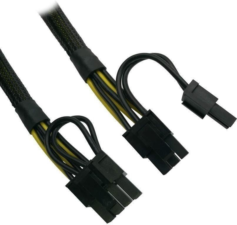 SJ19 10 Pin to Dual PCI-E 8 Pin(6+2) Power Supply Adapter Cable for HP ...