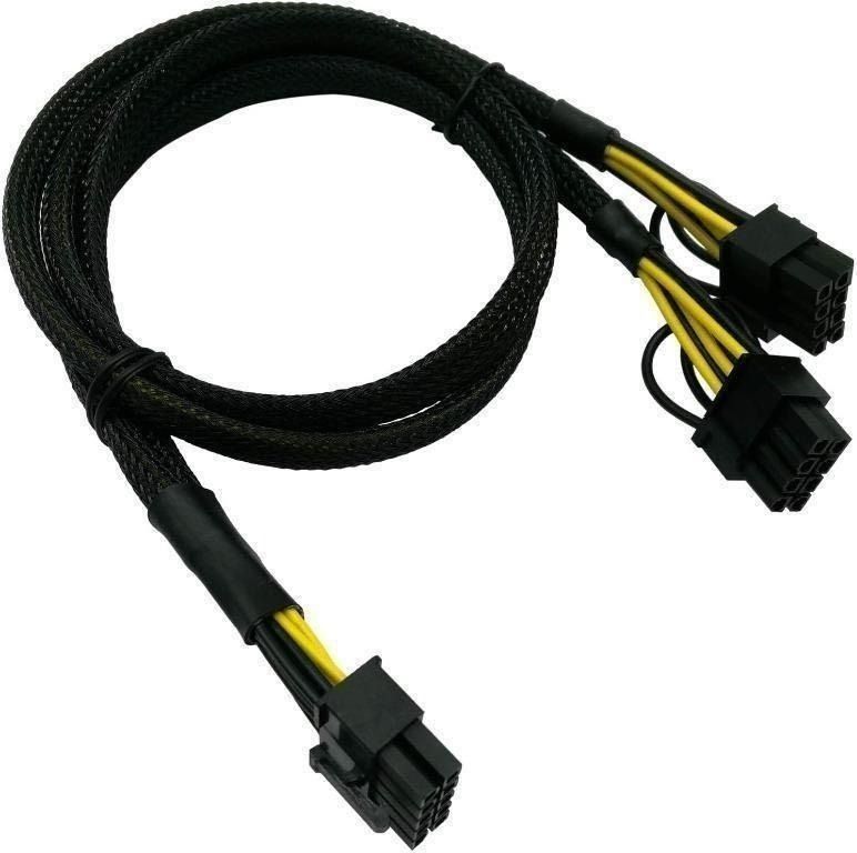 SJ19 10 Pin to Dual PCI-E 8 Pin(6+2) Power Supply Adapter Cable for HP ...