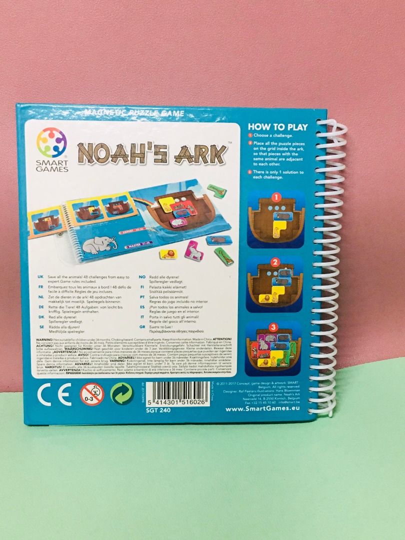 Smart Games - Magic Forest, Gioco Magnetico Da Viaggio Con 48 Sfide Per Bambini 8+ Anni - Libro Puzzle Per Logica E Avventura