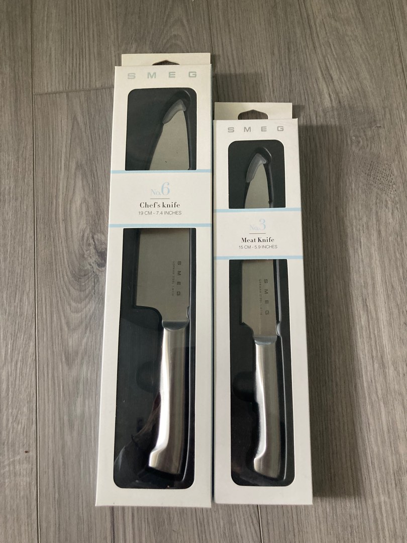 SMEG Chef’s Knife and Meat Knife, 家庭電器, 廚房電器, 其他廚具 Carousell