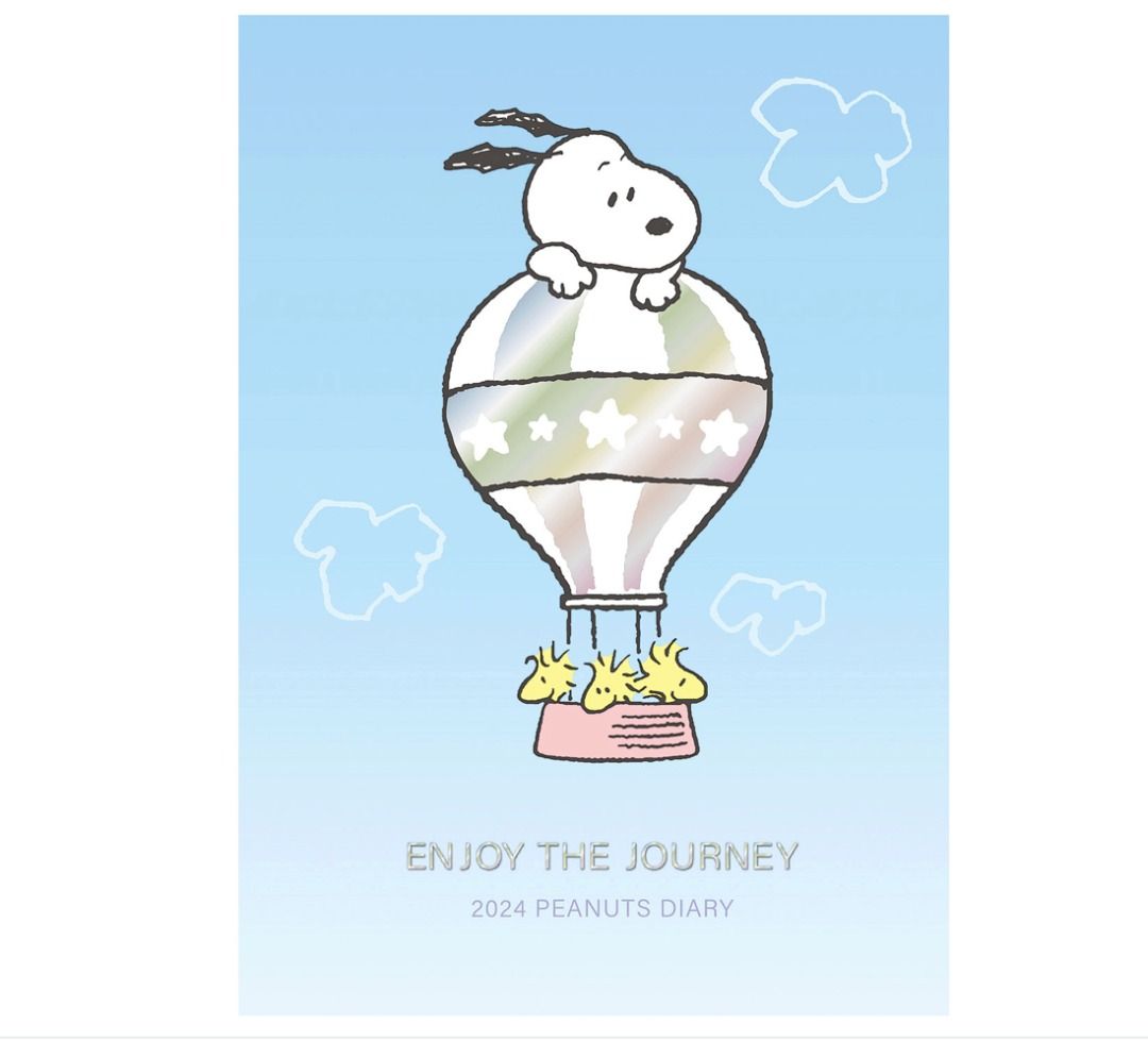 Snoopy 2024 A6 月間 schedule, 預購 Carousell