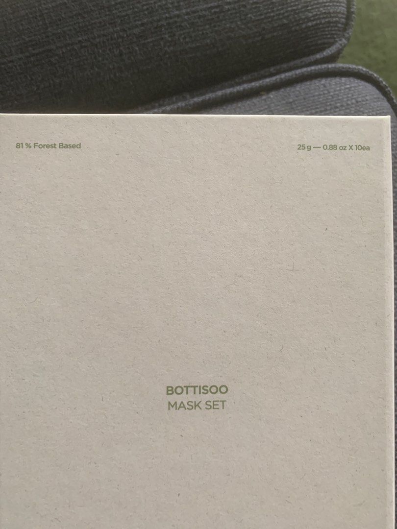 Soofe'e bottisoo face mask set from korea and solo mood eye mask
