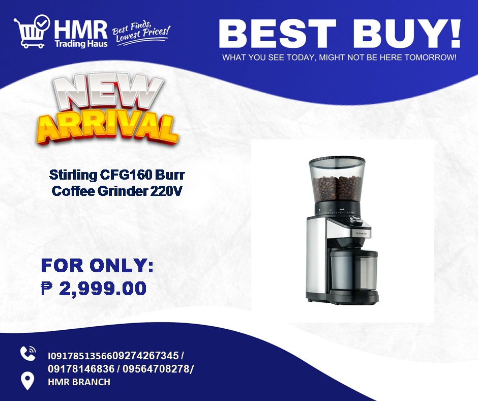 Stirling CFG160 Burr Coffee Grinder 220V on Carousell