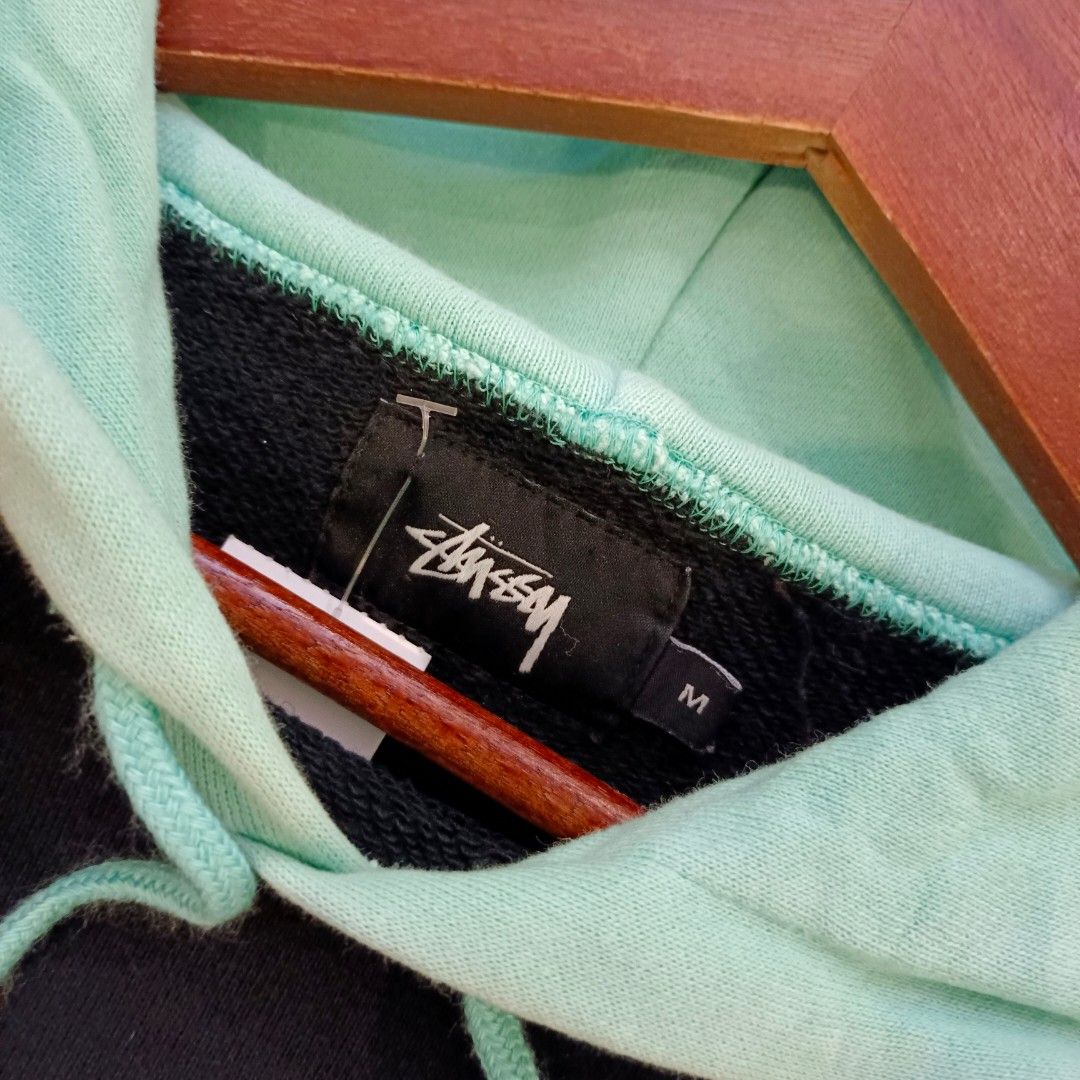 Stussy hot sale mint hoodie
