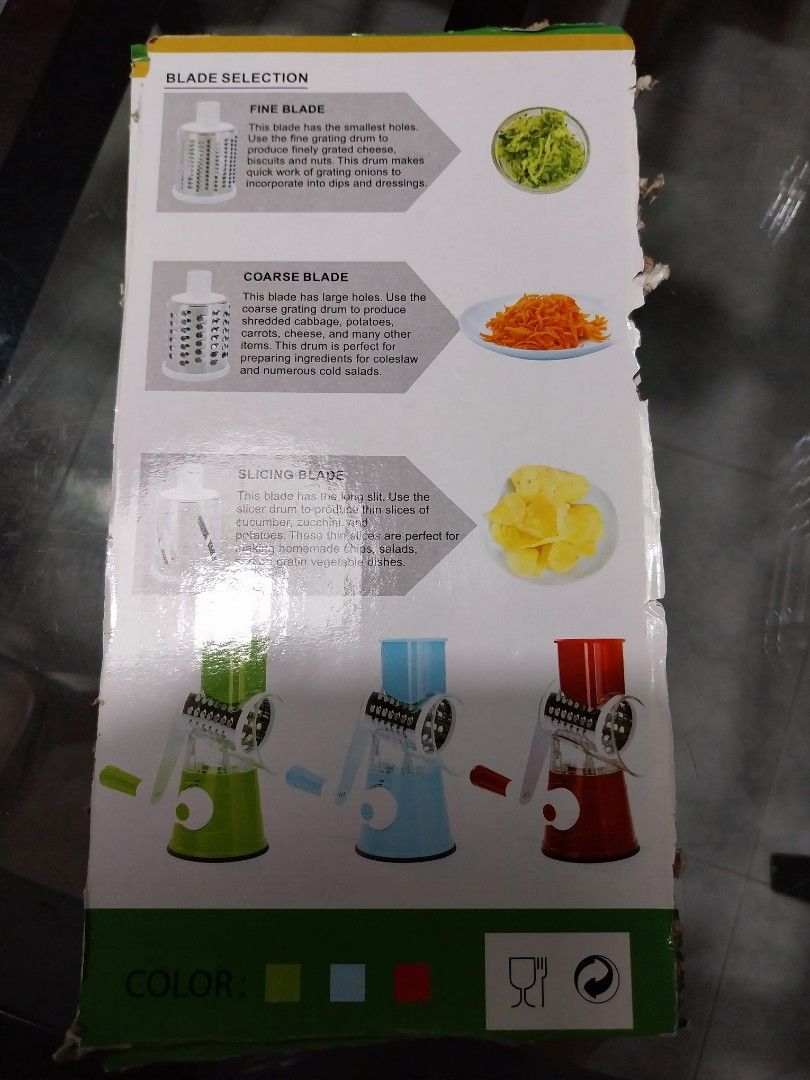 tabletop drum grater (manual type), TV & Home Appliances, Kitchen